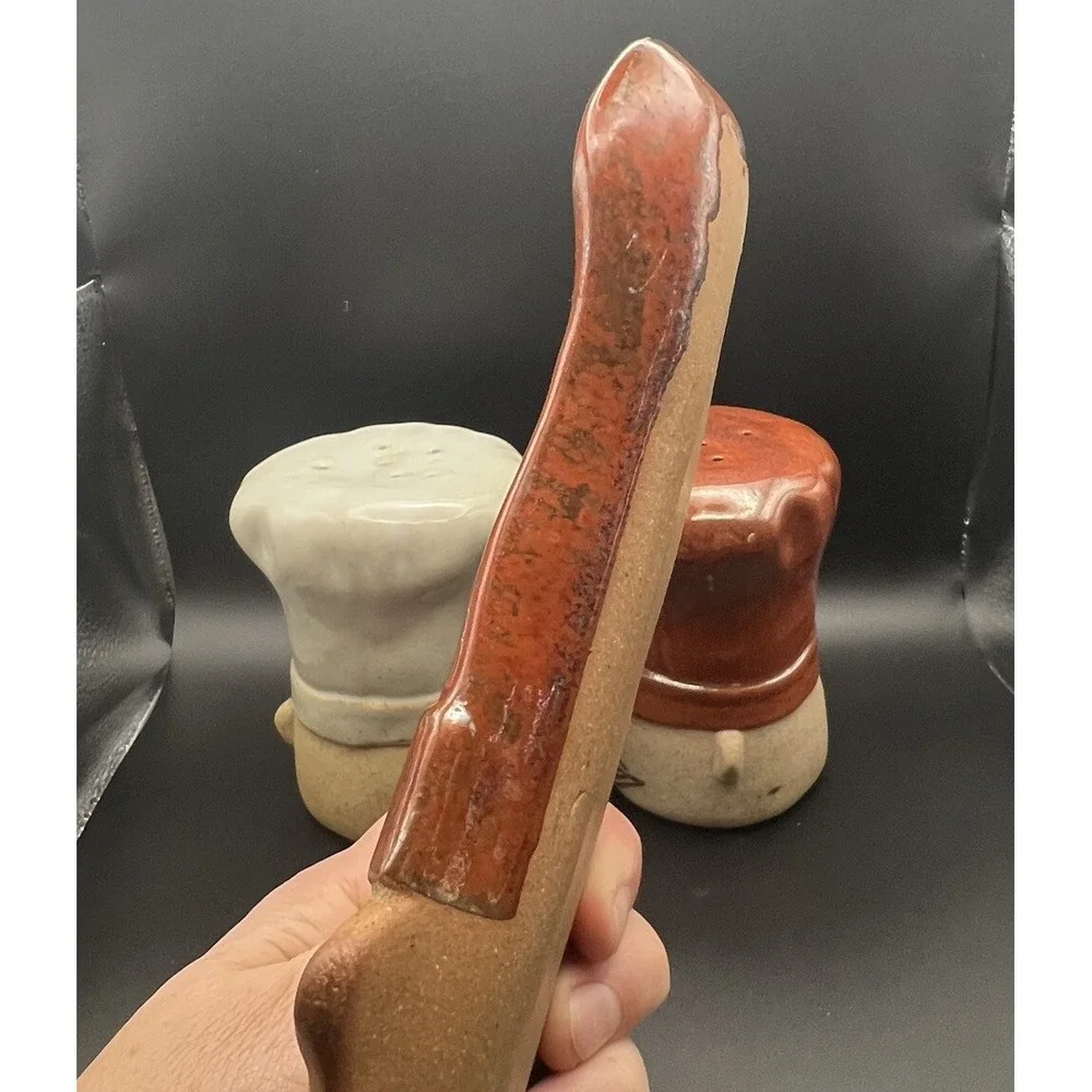VTG Pottery Salt Pepper Shakers Takahashi San Francisco Le Chef ~ Set‎ of 3
